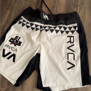 RVCA BJ Penn Black and White Graphic Apparel